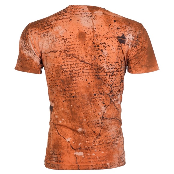 AFFLICTION Men's Short Sleeve T-Shirt FLOATING - Picture 2 of 8